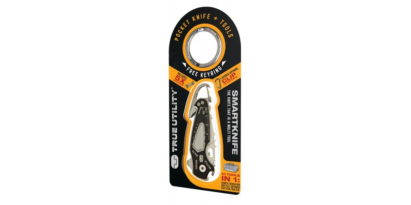 True Utility Smartknife, črna/srebrna
